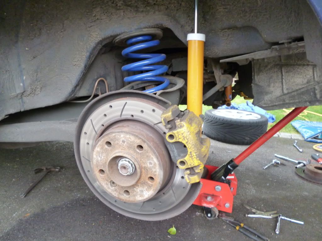 BMW E36 rear beam bush removal / subframe removal